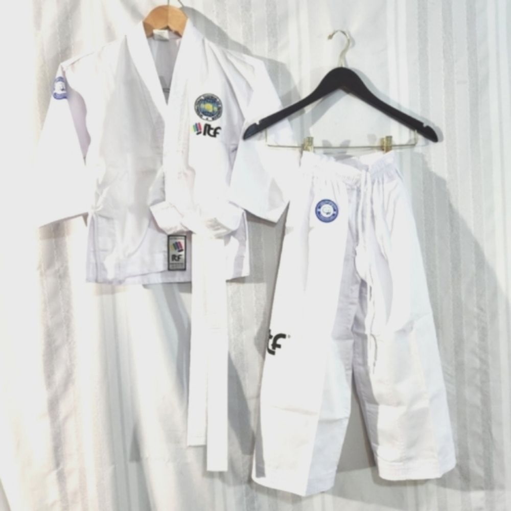 TEAK WON-DO 3PC KID'S OUTFIT SIZE 110